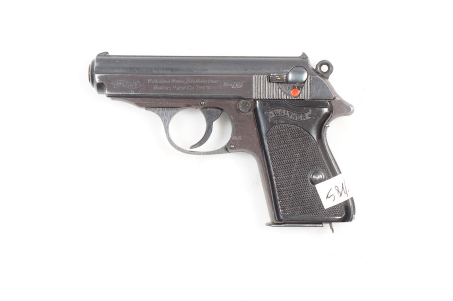 Walther, Fertigung Zella Mehlis, Mod. PPK Wehrmacht, 7,65mm Brown., #364751k, §B (1526-25)