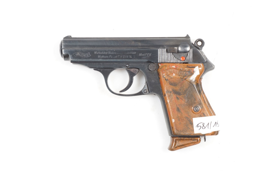 Walther, Fertigung Zella Mehlis, Mod. PPK Wehrmacht, 7,65mm Brown., #271105k, §B (1502-25)
