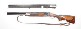 Bockbüchsflinte CZ Brno, Mod. 2CPL, 7x65R, 12/70, #13787, §C + CZ Bockflinten Wechsellauf 12/70, #13787, §C