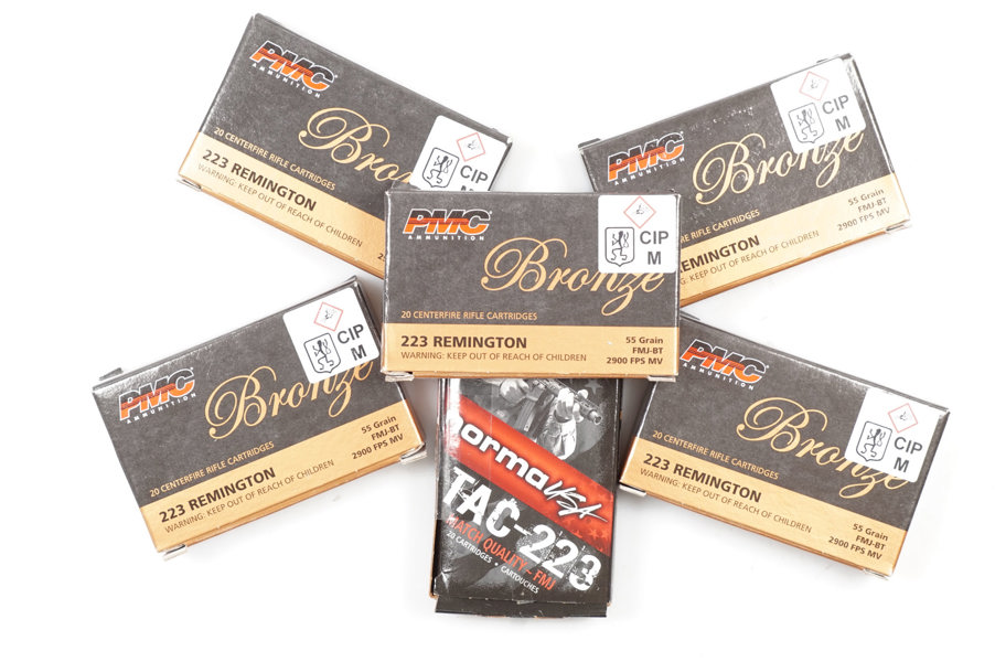 Büchsenpatronen div. Erzeuger, .223 Rem., §A/B