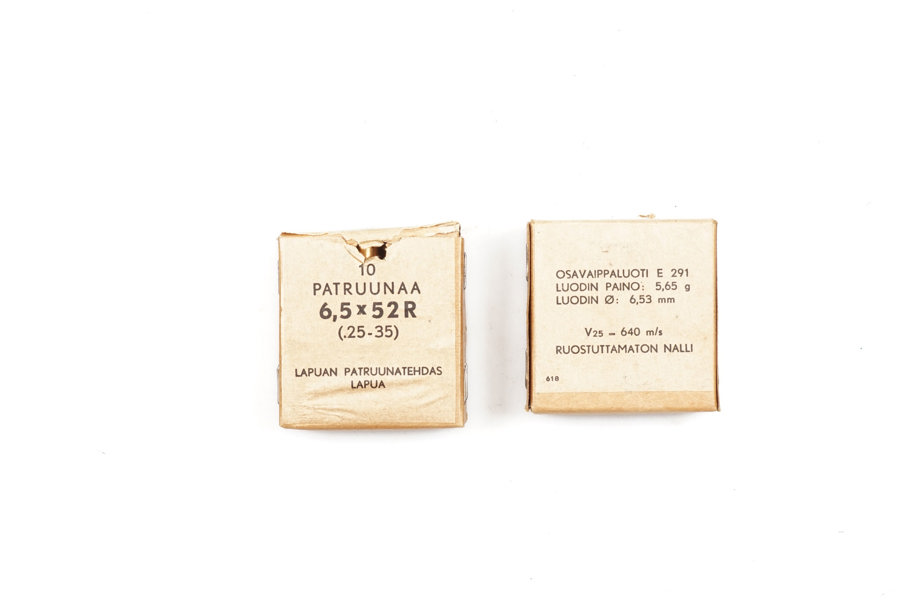 Büchsenpatronen Lapua, 6,5x52R, § frei ab 18