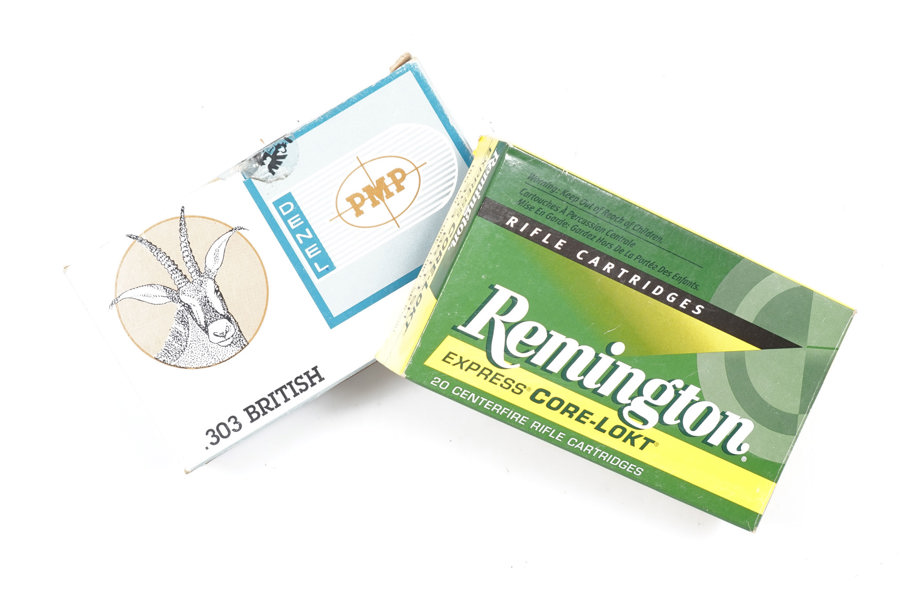 Büchsenpatronen div. Hersteller, .303 Brit, § frei ab 18