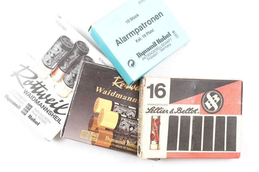 Schrotpatronen div. Erzeuger 16/70, § frei ab 18