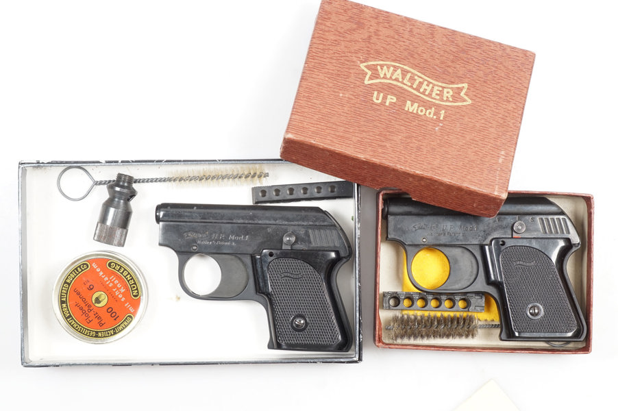 Konvolut Schreckschusspistolen, Walther, Mod. UP1, 6mm Flobert Platz, § frei ab 18