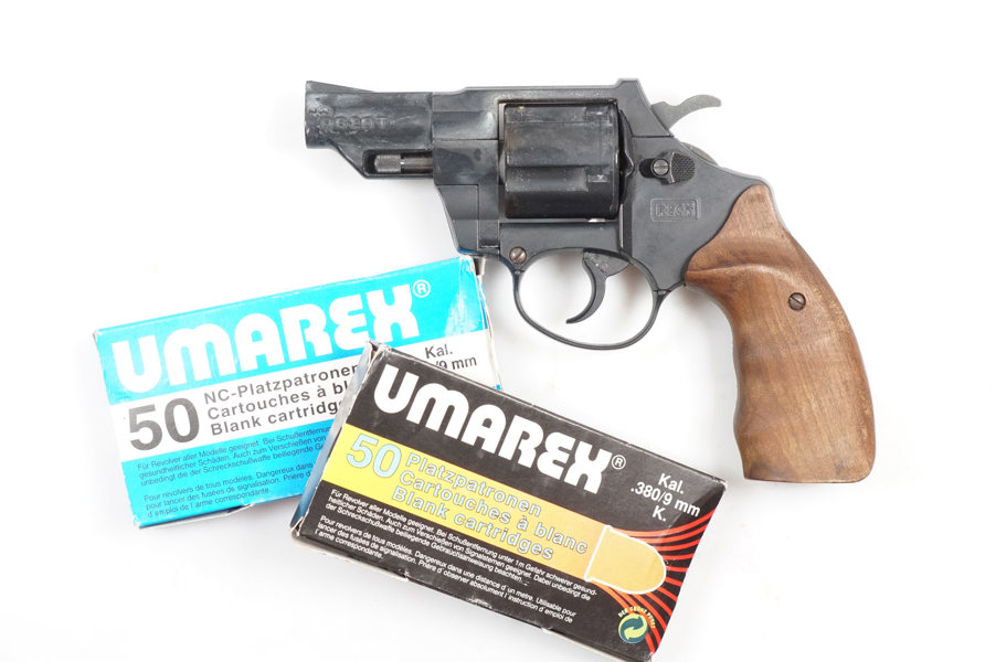 Schreckschussrevolver, Reck, Mod. Agent, 9mm R Knall, #ohne, § frei ab 18