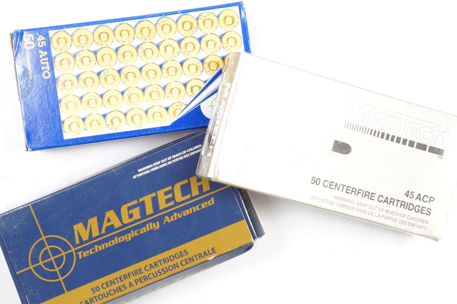 Pistolenpatronen .45 ACP, diverse Erzeuger, §B