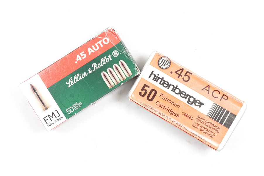Pistolenpatronen .45 ACP, Hirtenberger & S&B, §B