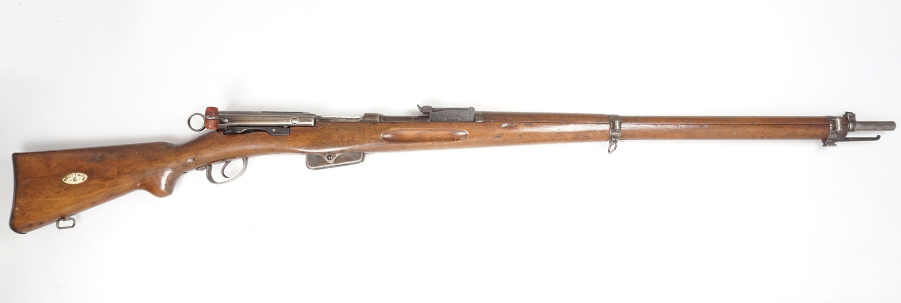 Schmidt Rubin, Waffenfabrik Bern, Mod. IG 96/11 Übungsgewehr Einzellader, .22lr., #80999, §C (ACHTUNG +35€ Beschusskosten)