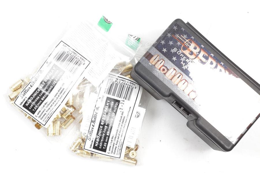 Wiederladekomponenten, 7,65mm Brown., 