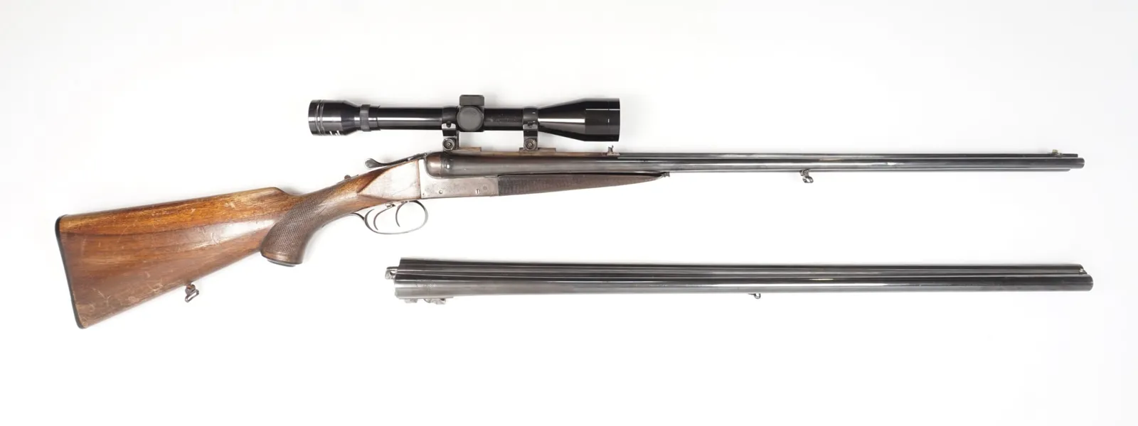 Büchsflinte unbekannter Belgischer Erzeuger, 9,3x72R, 16/65, #27781, §C mit Schrotwechsellauf 16/65, #27781, §C