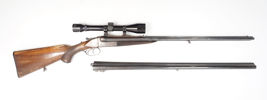 Büchsflinte unbekannter Belgischer Erzeuger, 9,3x72R, 16/65, #27781, §C mit Schrotwechsellauf 16/65, #27781, §C