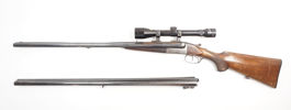Büchsflinte unbekannter Belgischer Erzeuger, 9,3x72R, 16/65, #27781, §C mit Schrotwechsellauf 16/65, #27781, §C