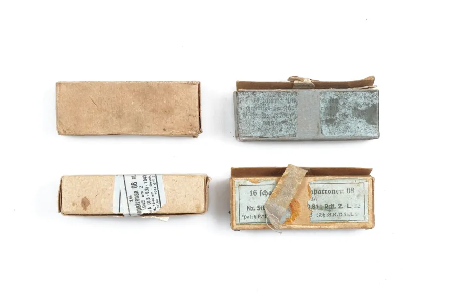 Sammlerpatronen 9 mm Luger/Para deutsch 1. & 2. WK, §B