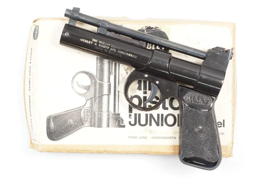 Luftdruckpistole Webley, Mod. Junior, 4,5mm, #ohne, § frei ab 18