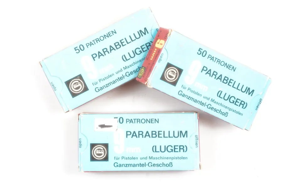 Pistolenpatronen, 9mm Luger, Geco, §B