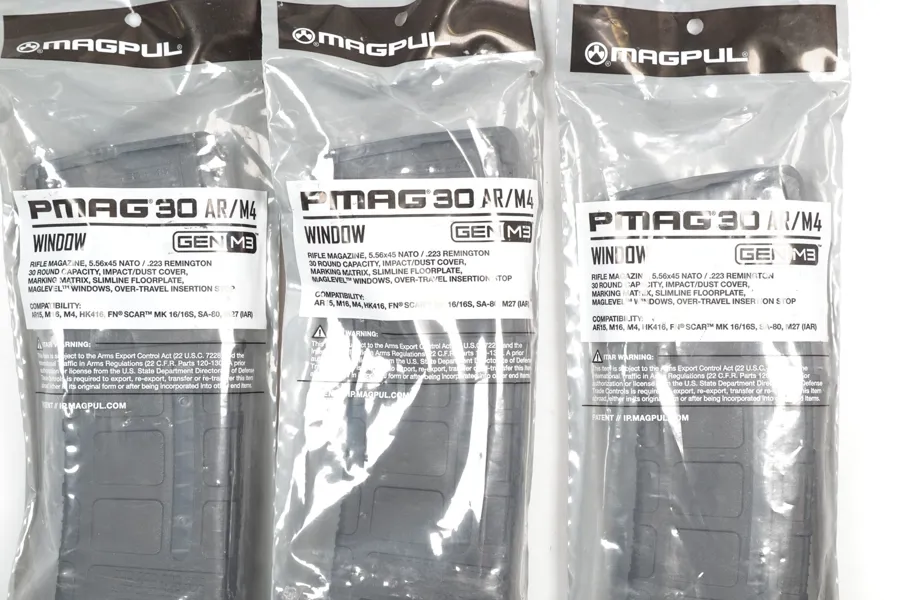 Konvolut AR15 Magazine, Magpul, Mod. Pmag 30, Gen M3, §A (17/1/8, 10)