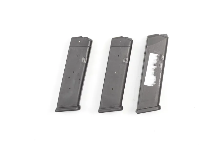 Konvolut Magazine Glock 17, 9mm Luger, 3 Stk, § frei ab 18