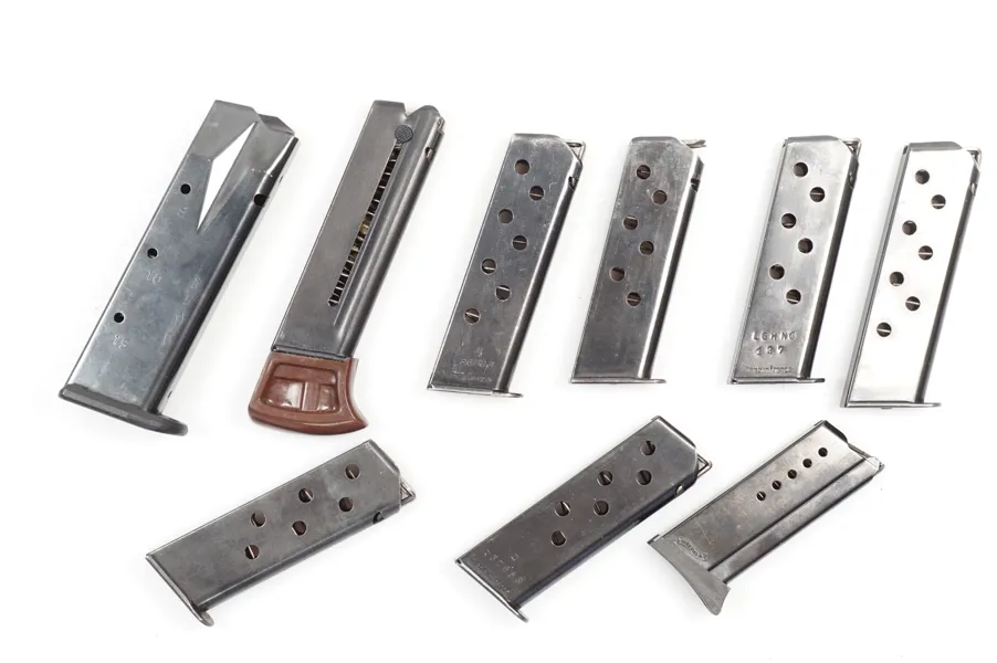 Konvolut Magazine Walther, 9 Stk, § frei ab 18