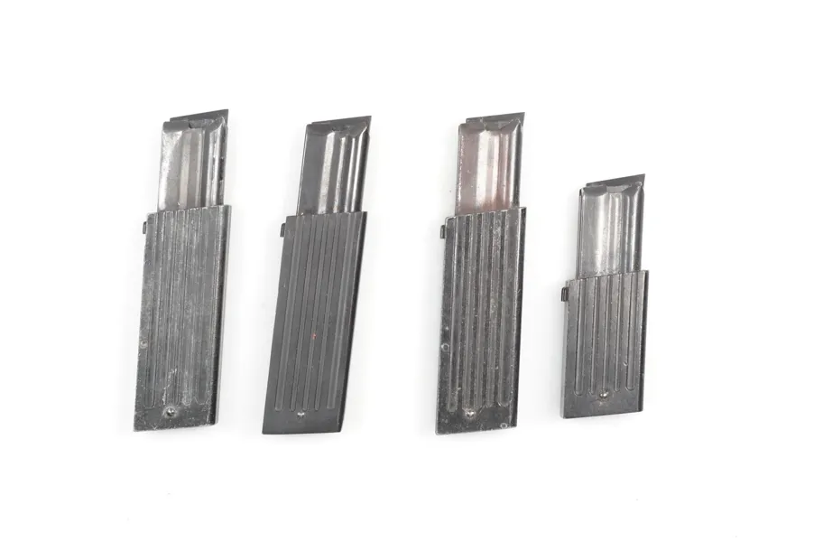 Konvolut Magazine Erma, Mod. M1, .22lr, 4 Stk, § frei ab 18
