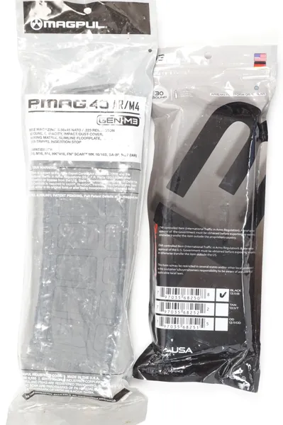 Konvolut Magazine, Magpul & HBT, Mod. AR15, .223 Rem., 2 Stk, §A (17/1/8-10)