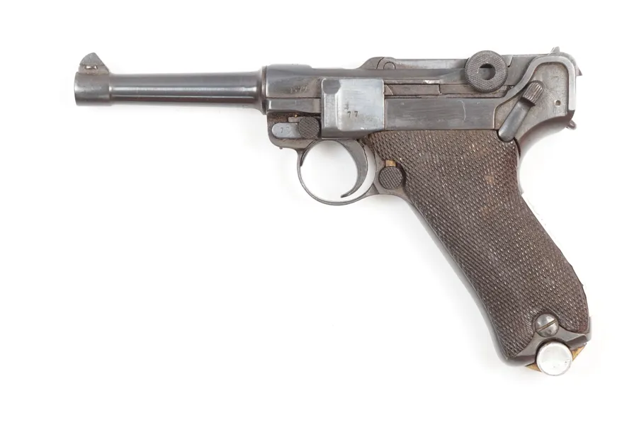 Parabellum, Fertigung DWM, Mod. P08, 9mm Luger, #7577, §B (3282-25)