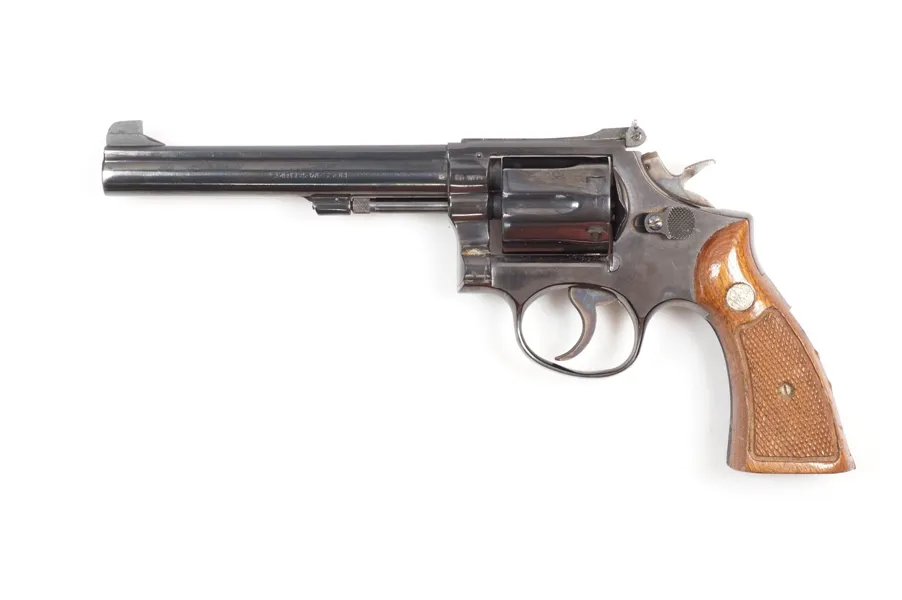 Smith & Wesson, Mod. 14-3, .38 Spez., #5K56561, §B (3622-25)