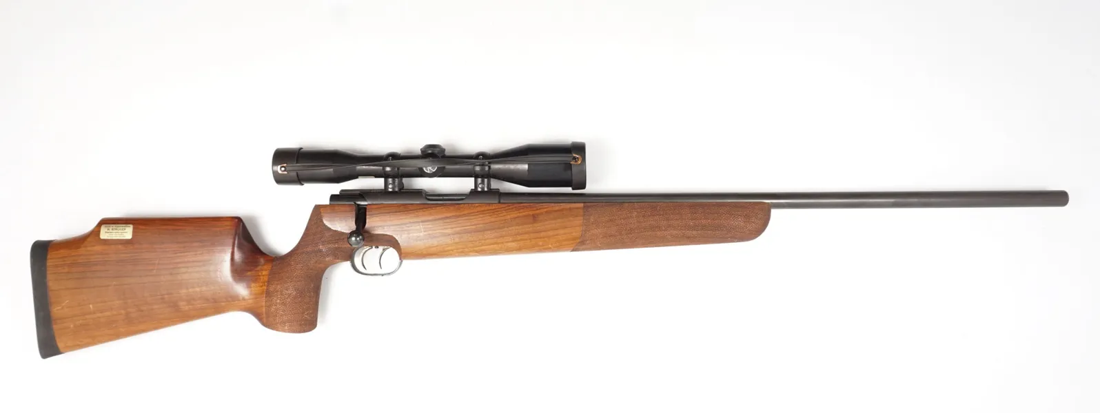 Einzellader-Matchbüchse Walther, Mod. El Match, .22 Hornet, #3370, §C (3533-25)