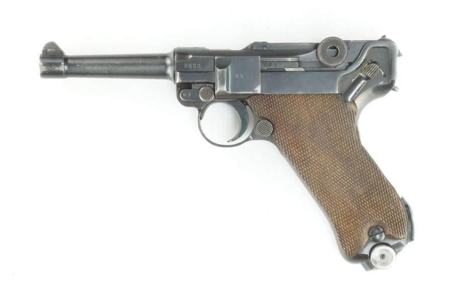 Parabellum, Fertigung Mauser, Mod. P08 Wehrmacht, 9mm Luger, #1333, §B (465-24)