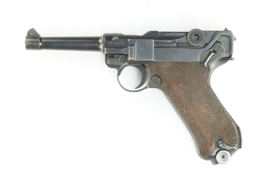 Parabellum, Fertigung Mauser, Mod. P08 Wehrmacht, 9mm Luger, #7621, §B (754-24)